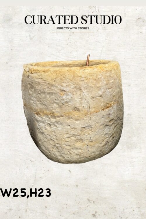 25” Vintage Limestone Trough