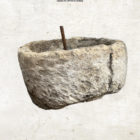 special rustic minimal coffee shop instagram post 36 28” Vintage Limestone Trough with Water Feature