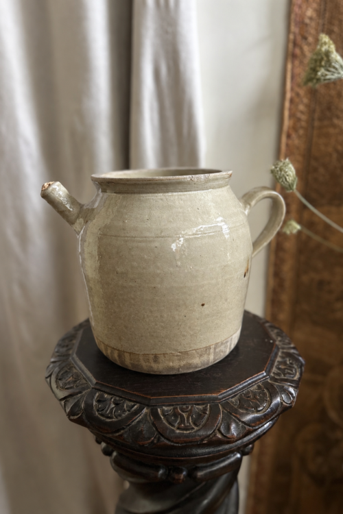 8” Vintage French Confit Pot