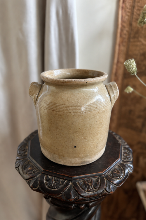 7" Vintage French Confit Pot