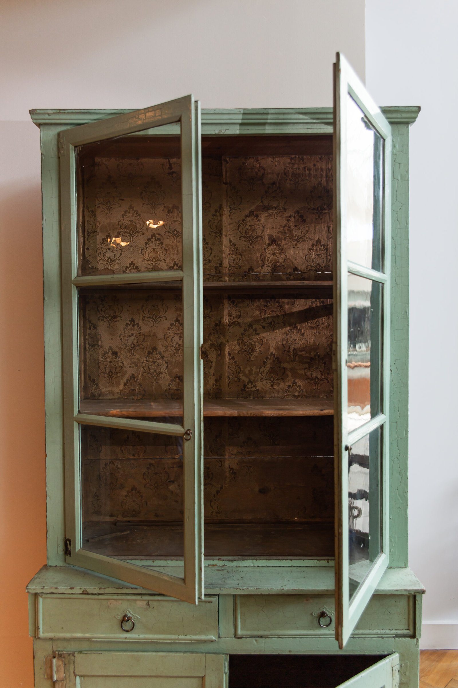 MG 6524 scaled Antique French Painted Hutch Antique French Painted Hutch - Image 8