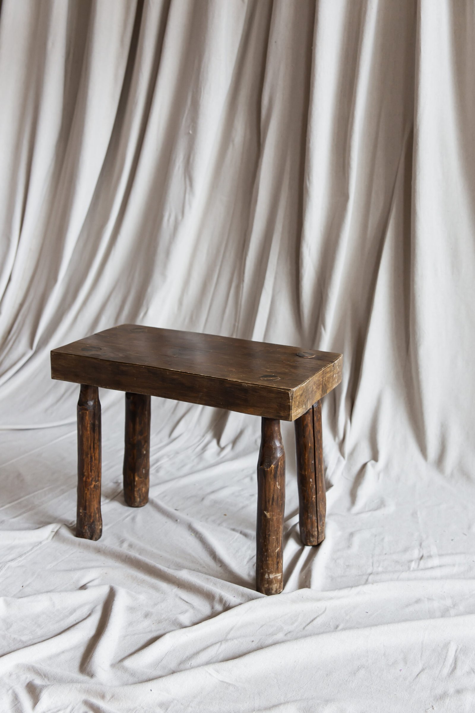 MG 7085 1 scaled Antique French Primitive Low Bench Antique French Primitive Low Bench - Image 3