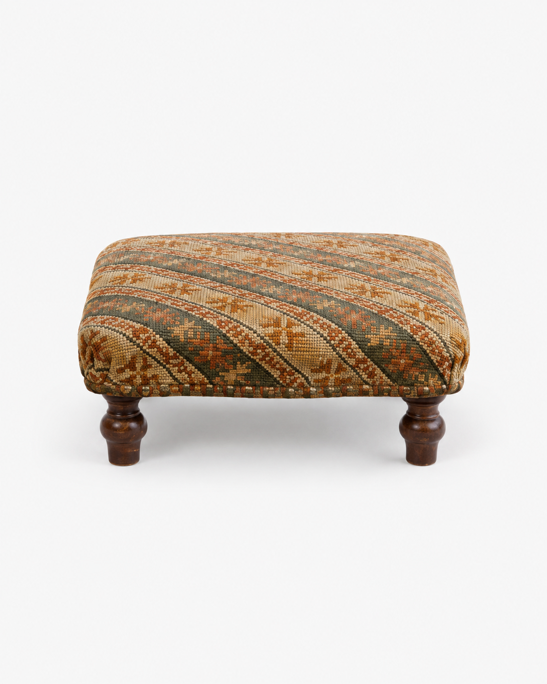 ca8fa730 d39f 44a7 bf3c f5af848fa028 1 Vintage French Upholstered Footstool Vintage French Upholstered Footstool - Image 2